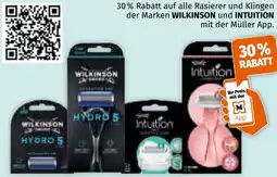 Müller auf alle Rasierer und Klingen der Marken Angebot