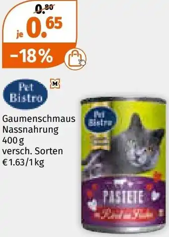 Müller Gaumenschmaus Nassnahrung Angebot