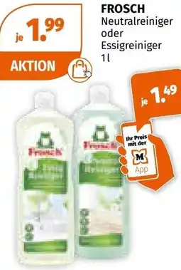 Müller Neutralreiniger oder Essigreiniger Angebot