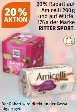 Müller auf Amicelli und auf Würfel der Marke Angebot