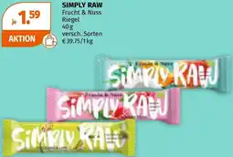 Müller Frucht & Nuss Riegel Angebot