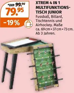 Müller Xtrem 4 in 1 multifunktions- tisch junior Angebot