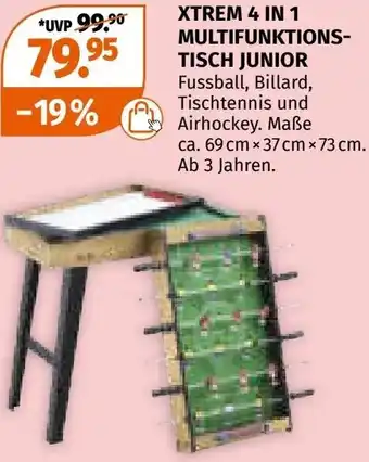 Müller Xtrem 4 in 1 multifunktions- tisch junior Angebot