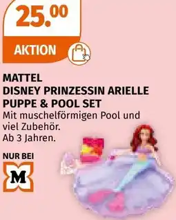 Müller Disney prinzessin arielle puppe & pool set Angebot