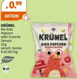 Müller Bio Kids Popcorn oder Crunchy Donuts Angebot