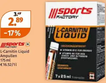 Müller L-Carnitin Liquid Ampullen Angebot