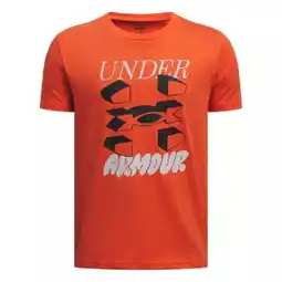 Hervis KINDER SPORTSWEAR UA B SPLIT BIG LOGO SHORT SLEEVE ORANGE HERVIS Angebot