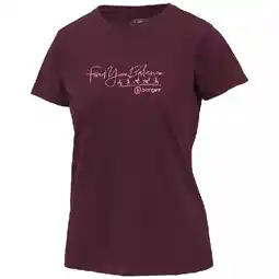 Hervis DAMEN BAUMWOLL T-SHIRT BW RH-SHIRT BORDEAUX HERVIS Angebot