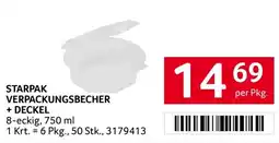Transgourmet Starpak verpackungsbecher + deckel Angebot