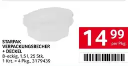 Transgourmet Starpak verpackungsbecher + deckel Angebot