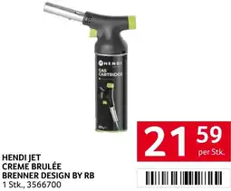 Transgourmet Hendi jet creme brulée brenner Angebot
