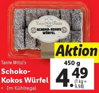 Lidl Schoko- Kokos Würfel Angebot