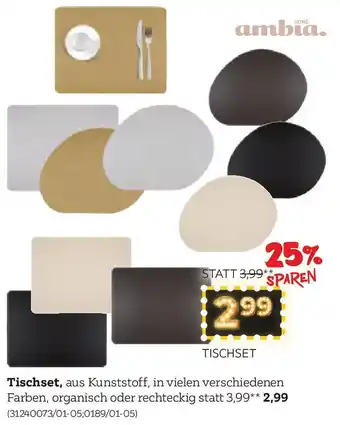 XXXLutz Tischset Angebot