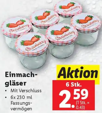 Lidl Einmach- gläser Angebot