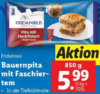Lidl Bauernpita mit Faschier- tem Angebot