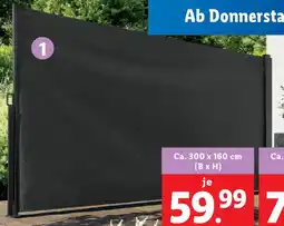 Lidl Seitenmarkise Angebot