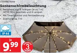 Lidl Sonnenschirmbeleuchtung Angebot