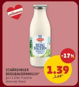 PENNY SCHÄRDINGER BERGBAUERNMILCH Angebot