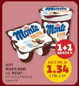 PENNY ZOTT MONTE MAXI od. MEGA Angebot