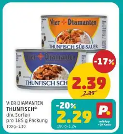 PENNY Vier Diamanten Thunfisch Angebot
