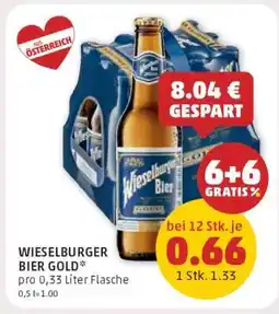 PENNY WIESELBURGER BIER GOLD Angebot