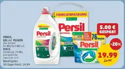 PENNY PERSIL GEL od. PULVER Angebot