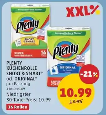 PENNY PLENTY KÜCHENROLLE SHORT & SMART od. ORIGINAL Angebot