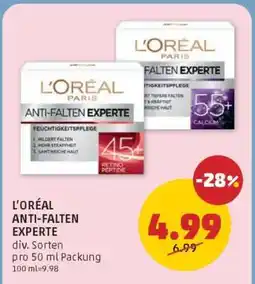 PENNY L'Oreal Anti Falten Experte Angebot