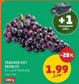 PENNY Trauben rot kernlos Angebot