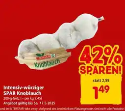 Interspar SPAR Knoblauch Angebot