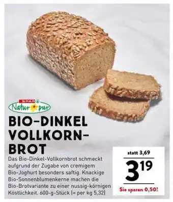 Interspar BIO-DINKEL VOLLKORN-BROT Angebot