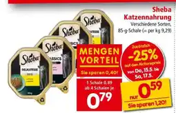 Interspar Sheba Katzennahrung Angebot