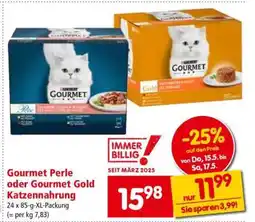 Interspar Gourmet Perle oder Gourmet Gold Katzennahrung Angebot