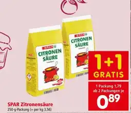 Interspar SPAR Zitronensäure Angebot