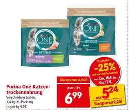 Interspar Purina One Katzen-trockennahrung Angebot