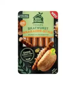Billa Billie Green Vegane Bratwurst Krakauer-Style Angebot