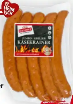 Billa Messner Jumbo-Griller Käsekrainer Angebot