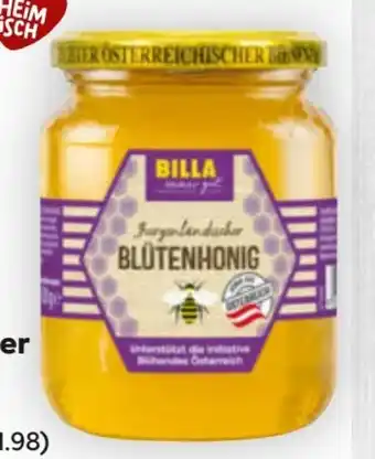 Billa Billa immer gut Blütenhonig Angebot