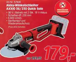 Zgonc Akku-Winkelschleifer Angebot