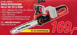 Zgonc Akku-Kettensäge Angebot