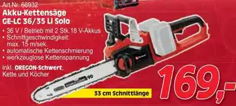 Zgonc Akku-Kettensäge Angebot