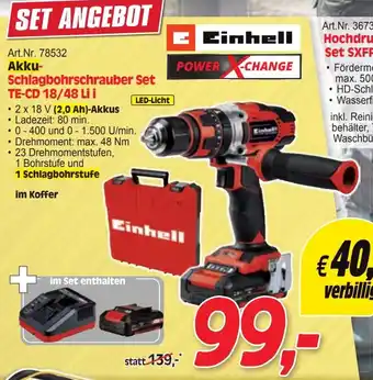Zgonc Akku-Schlagbohrschrauber Set Angebot