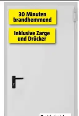 Bauhaus Hörmann Brandschutztür HA30 A-1 Angebot