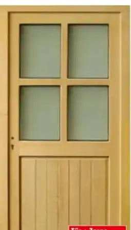 Bauhaus Holz-Nebeneingangstür Fichte Angebot