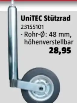 Bauhaus Unitec Stützrad Angebot