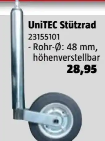 Bauhaus Unitec Stützrad Angebot