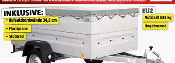 Bauhaus Anhänger Tieflader EU2 Angebot