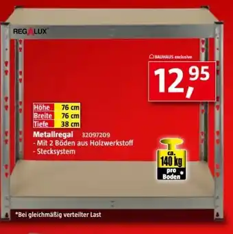 Bauhaus Regalux Metallregal Angebot