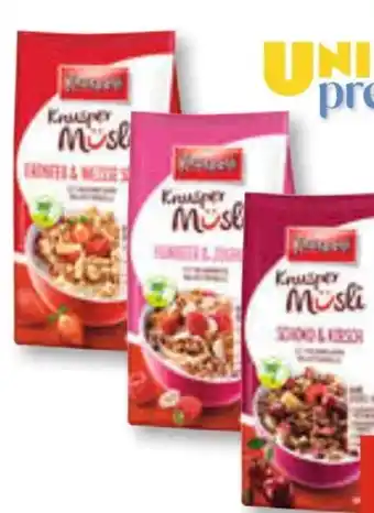 Unimarkt Knusperli Knuspermüsli Angebot
