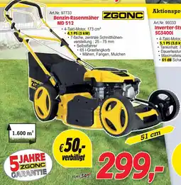 Zgonc Benzin-Rasenmäher Angebot